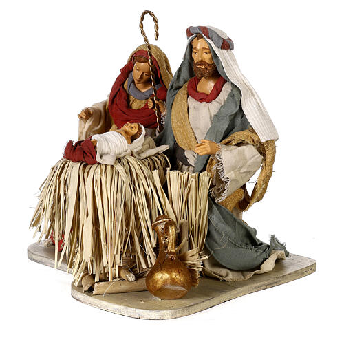 Holy Family nativity set Light of Hope sitting with ewer 25 cm 3