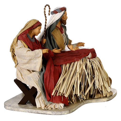 Holy Family nativity set Light of Hope sitting with ewer 25 cm 5