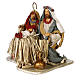 Holy Family nativity set Light of Hope sitting with ewer 25 cm s3
