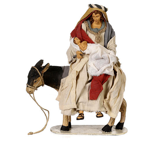 Flight into Egypt of 30 cm, Hope Nativity Scene 4