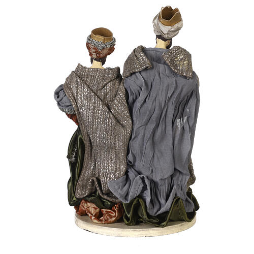 Three Wise Men statues Celebration 30 cm resin and cloth 5