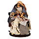 Nativity set of 30 cm, Desert Light Nativity Scene, resin and fabric s3