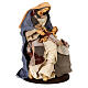 Nativity Holy Family set 30 cm Desert Light resin and fabric s4