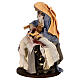Nativity Holy Family set 30 cm Desert Light resin and fabric s5