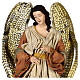 Angel with trumpet 65x30x20 cm for Holy Earth Nativity Scene s2
