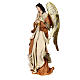 Angel with trumpet 65x30x20 cm for Holy Earth Nativity Scene s3