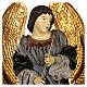 Angelo Celebration con tromba 60x25x20 cm resina e stoffa s2