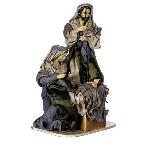 Nativity set of 50 cm, Celebration collection, resin and fabric 5