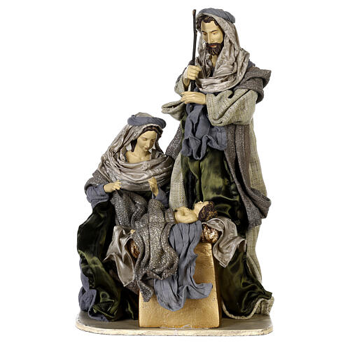 Nativity scene Holy Family 50 cm Celebration resin and fabric 1