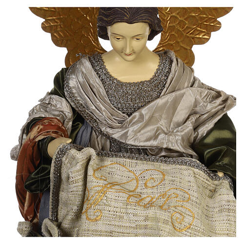 Flying angel 80x40x40 cm Celebration collection, resin and fabric 2