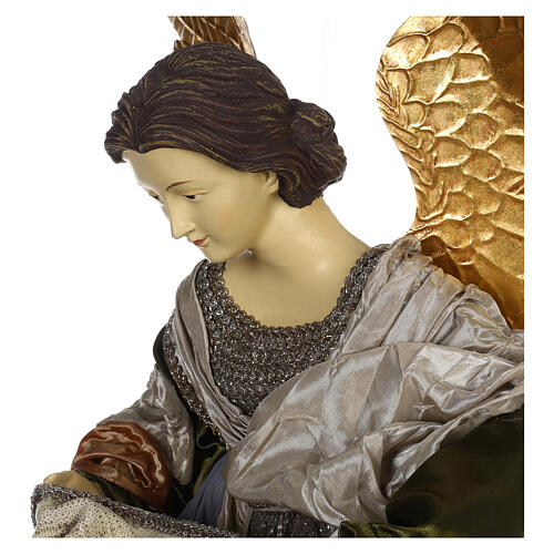 Flying angel 80x40x40 cm Celebration collection, resin and fabric 4