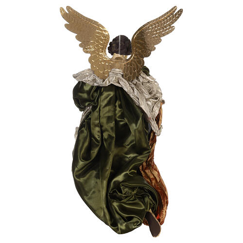 Christmas Angel in flight 80x40x40 cm Celebration resin and fabric 6