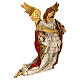 Christmas angel statue in flight Light of Hope 75x35x25 cm in resin and fabric s5