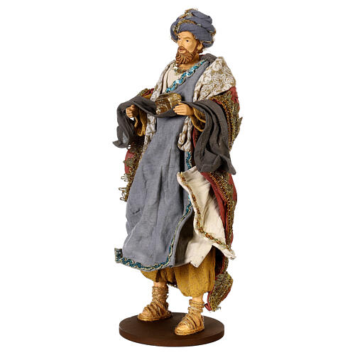 Wise Men set of resin and fabric for 45 cm Light of Hope Nativity Scene 6