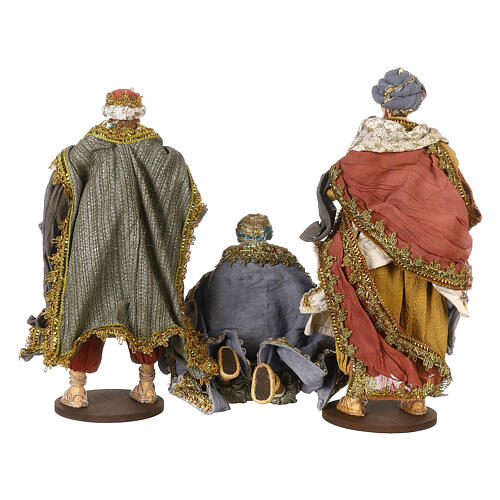3 Wise Men set Light of Hope 45 cm resin and fabric 11