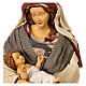 Nativity on the knees, Desert Light collection of 50 cm, resin and fabric s2