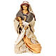 Holy Family statue Desert Light kneeling 50 cm resin and fabric s3