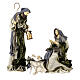 Nativity set of 60 cm, Celebration collection, resin and fabric s1