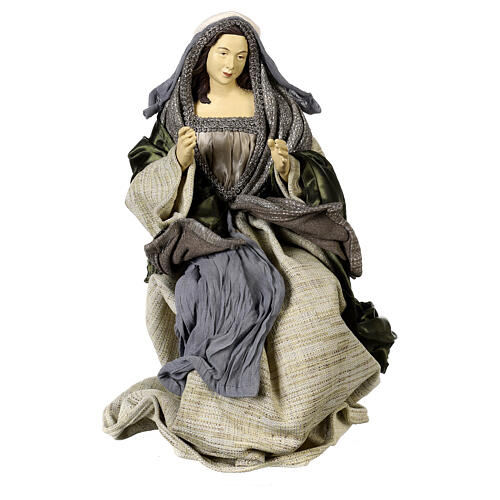 Holy Family statue set 60 cm Celebration resin and fabric 6