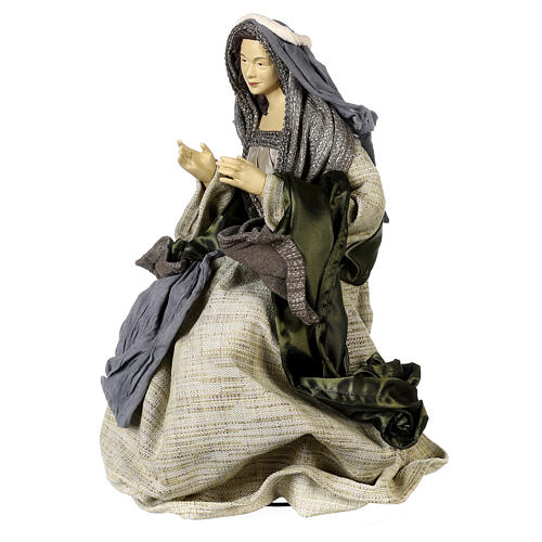 Holy Family statue set 60 cm Celebration resin and fabric 9
