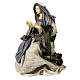 Holy Family statue set 60 cm Celebration resin and fabric s9