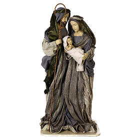 Holy Family Nativity Celebration 90 cm resin and fabric