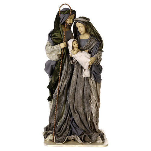 Holy Family Nativity Celebration 90 cm resin and fabric 1