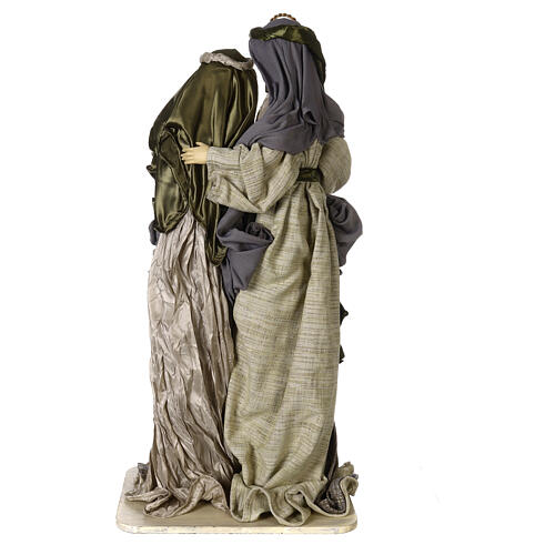 Holy Family Nativity Celebration 90 cm resin and fabric 8