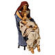 Nativity set of 80 cm, Desert Light collection, resin and fabric s8