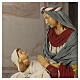 Hope Nativity set of 85 cm, resin and fabric s3