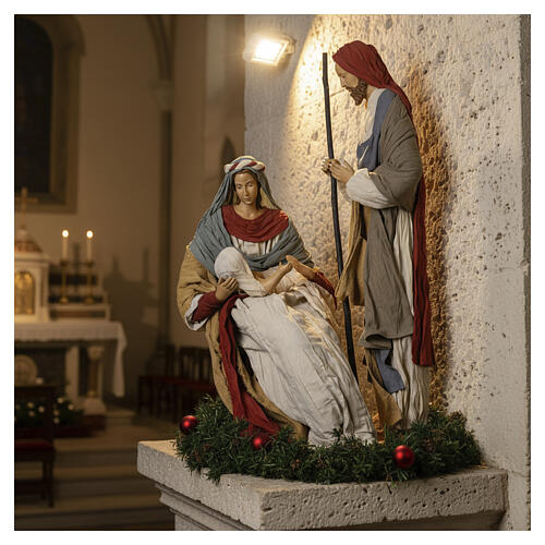 Conjunto Natividade Light of Hope 85 cm resina e tecido 2