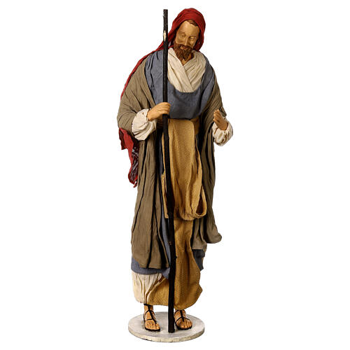 Light of Hope Holy Family set 85 cm resin and fabric 4