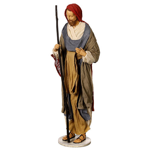 Light of Hope Holy Family set 85 cm resin and fabric 6