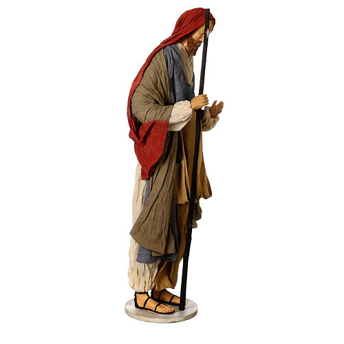 Light of Hope Holy Family set 85 cm resin and fabric 7