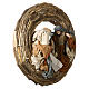 Nativity Holy Family Crown 50 cm Holy Earth diam.85 cm s7