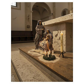 Desert Light Nativity set of 110 cm, resin and fabric