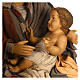 Nativity Holy Family set 110 cm Desert Light resin and fabric s3