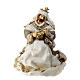 Wise Men, set of 3, resin and fabric, 40 cm Nativity Scene s4