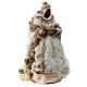 Set re Magi tre pezzi resina stoffa 40 cm s9