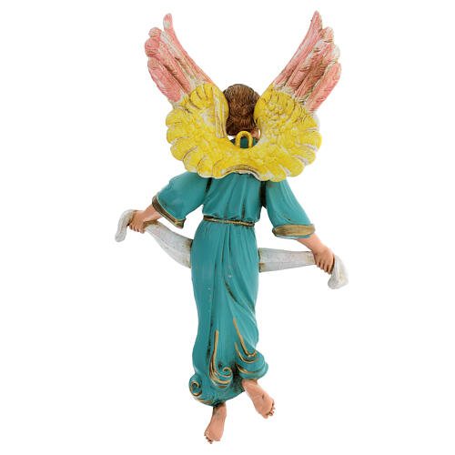 Anioł Gloria błękitny do szopek 24 cm Fontanini 3