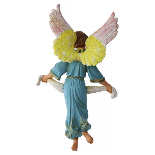 Anioł Gloria błękitny do szopek 24 cm Fontanini 5