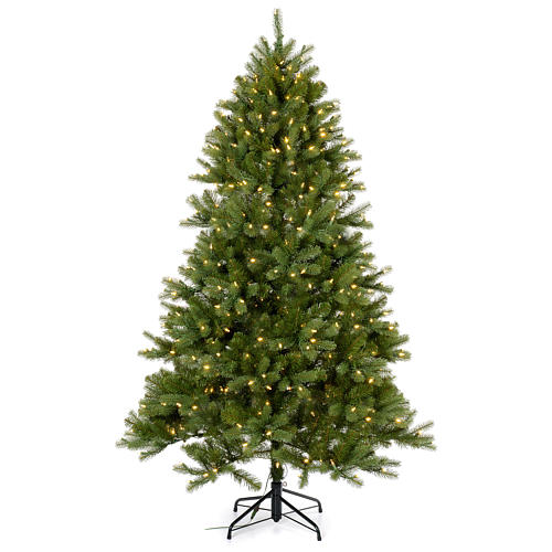 Árvore de Natal 180 cm Poly memória de forma luzes 1