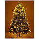 Árvore de Natal 180 cm Poly memória de forma luzes s3
