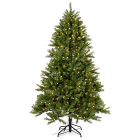 Árboles de Navidad: Árbol de Navidad 225 cm verde Poly Memory Shape luces Bluetooth
