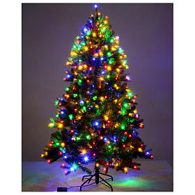Árboles de Navidad: Árbol de Navidad 225 cm verde Poly Memory Shape luces Bluetooth