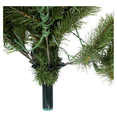 Albero di Natale 225 cm verde Poly memory shape luci Bayberry Bluetooth 8