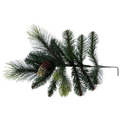 Árvore de Natal 180 cm verde com pinhas Carolina 6