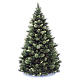 Christmas tree 210 cm, green with pine cones Carolina s1