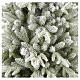 Árbol de Navidad 210 cm copos de nieve modelo Snowy Sierra s4