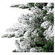 Albero di Natale 180 cm floccato Poly Everest s3